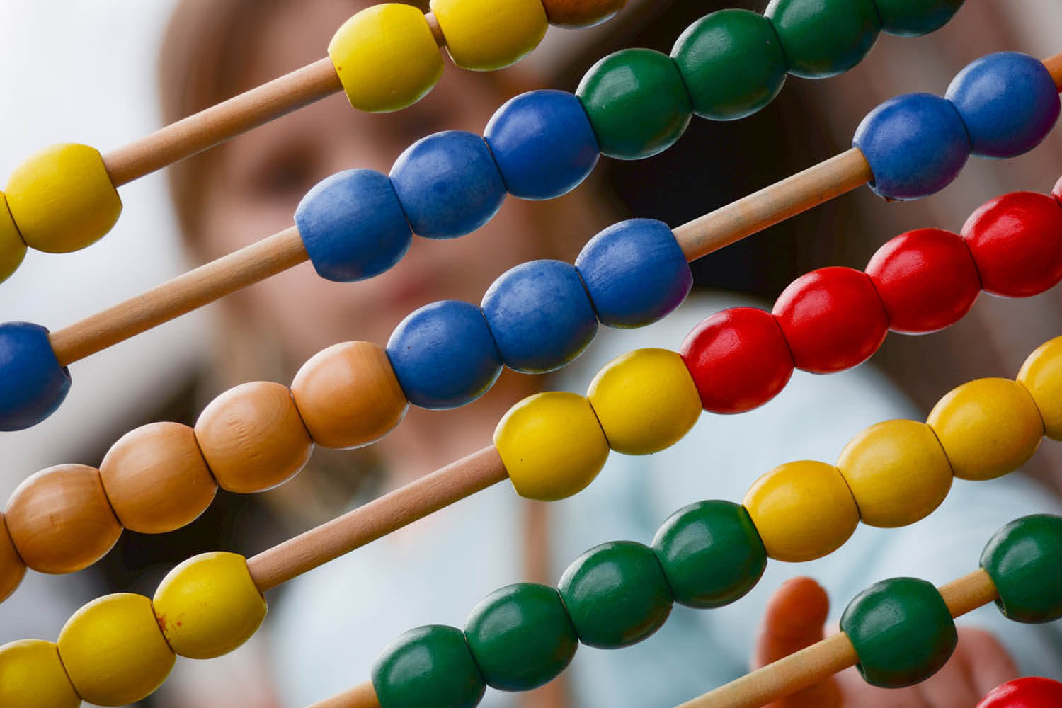 colorful closeup of abacus